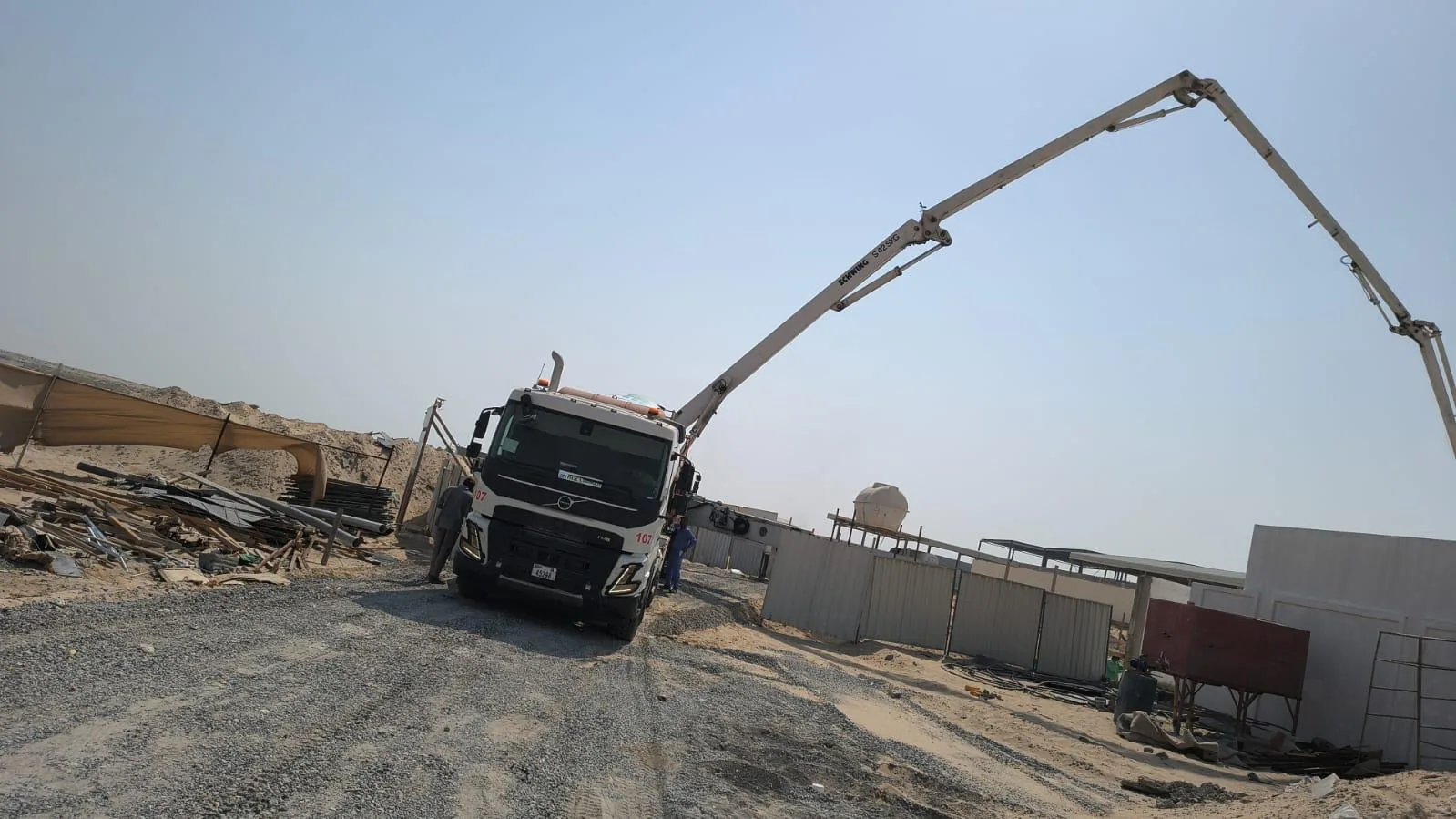 Al Layyan Gas Trading Warehouse Concrete Pour — Abu Ali Group